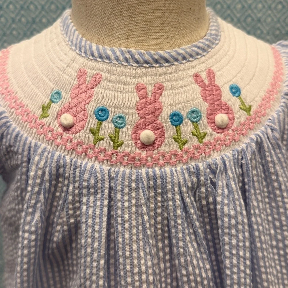 Lil Cactus Blue and Pink Dress
